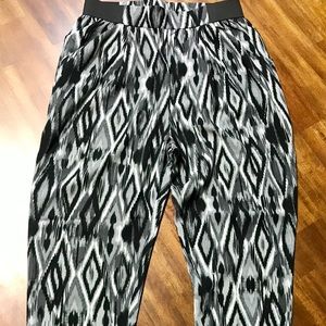 New digital print pants
